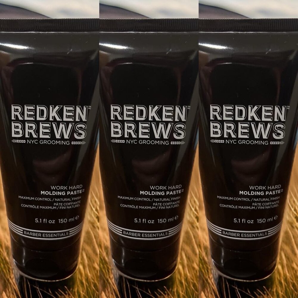 Redken Brews Work Hard Molding Paste 5.1 oz_ 3 units